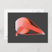 人間の眼の解剖学的概念像7 ポストカード (正面/裏面)