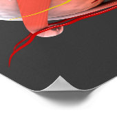 人間の眼の解剖学的概念図4 ポスター (角)