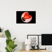 人間の眼の解剖学的概念図8 ポスター (ホームオフィス)