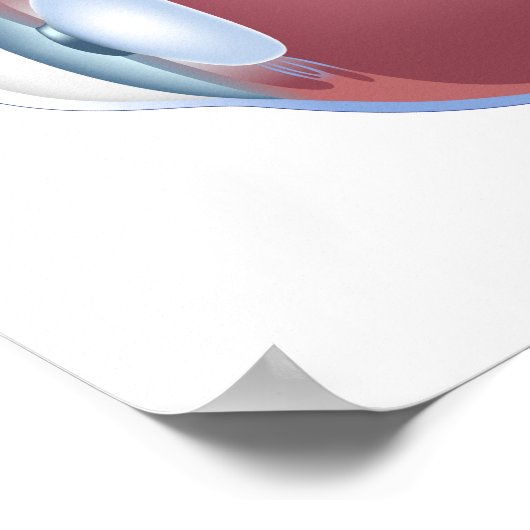 人間の眼解剖学ポスター ポスター (角)