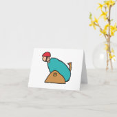 人間の砲弾 カード (黄色い花)