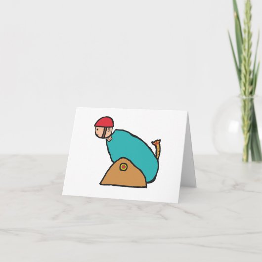 人間の砲弾 カード (正面)