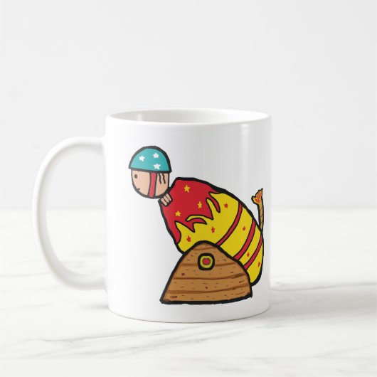 人間の砲弾 コーヒーマグカップ (左)