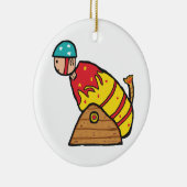 人間の砲弾 セラミックオーナメント (右)