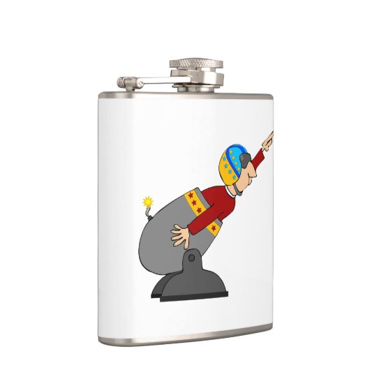 人間の砲弾 フラスク (右)