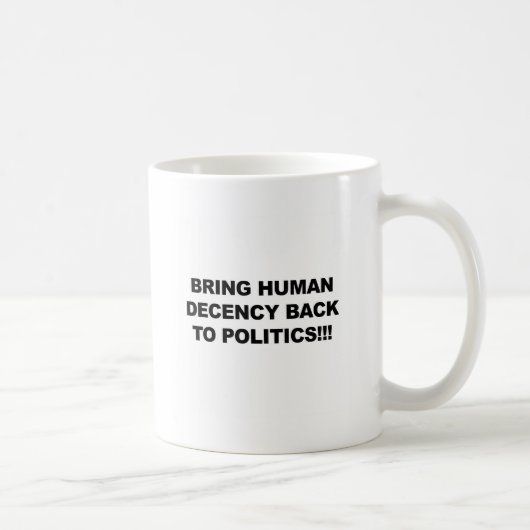 人間の礼儀を取り戻す コーヒーマグカップ (右)