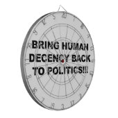 人間の礼儀を取り戻す ダーツボード (正面左)