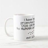 人間の祖母への犬の祖母 コーヒーマグカップ (左)