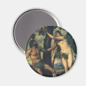 人間の秋は、アダム・アンド・イヴバイ・ティティアン マグネット (正面/裏面)