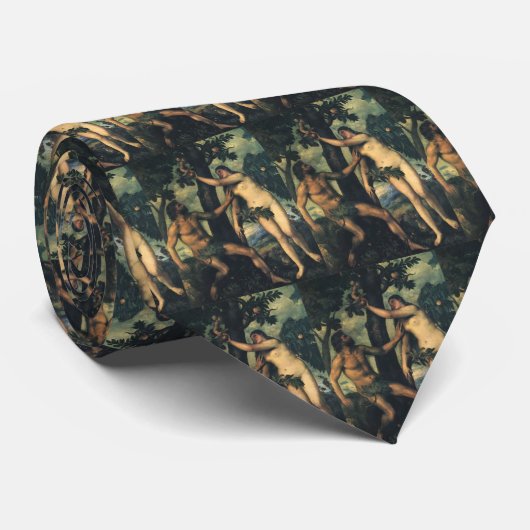 人間の秋;アダムとエバによるティティツィア ネクタイ (ロール)