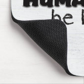 人間の種類の引用文オンウッド マウスパッド (コーナー)