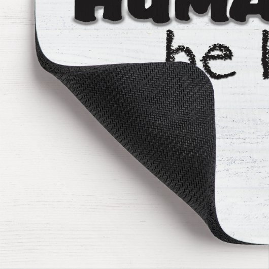 人間の種類の引用文オンウッド マウスパッド (コーナー)