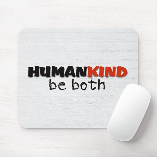 人間の種類の引用文オンウッド マウスパッド (マウス)