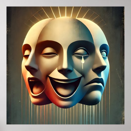 人間の精神の超現実的な表現 ポスター (正面)