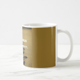 人間の精神は癌のマグです コーヒーマグカップ