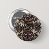 人間の経験感動的ワードアート 缶バッジ (正面&裏面)