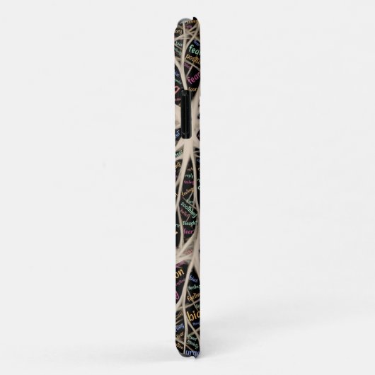 人間の経験感動的ワードアート Case-Mate iPhoneケース (裏面/右)