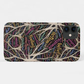 人間の経験感動的ワードアート Case-Mate iPhoneケース (裏面(横))