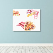 人間の耳の蝸牛管構造 キャンバスプリント (インサイチュ (ウッドフロア))