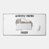 人間の耳の解剖学内の音響ドラム デスクマット (キーボード&マウス)