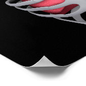 人間の肺と胸郭の概念像1 ポスター (角)