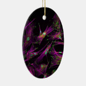 人間の肺繊維芽細胞 セラミックオーナメント (右)