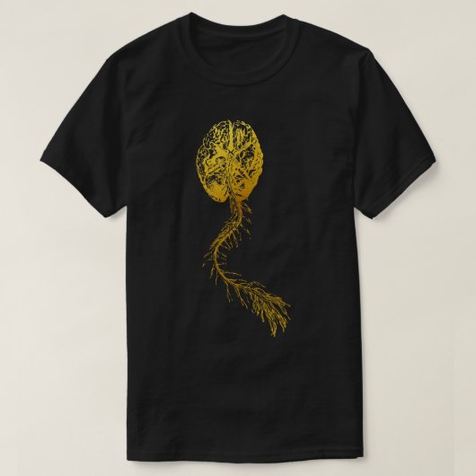 人間の背骨1 Tシャツ (デザイン正面)
