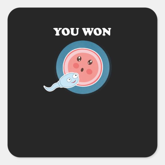 人間の胎生学の進化科学に勝った スクエアシール (正面)