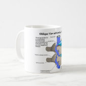 人間の脊柱の頚部椎骨 コーヒーマグカップ (正面左)