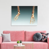 人間の脚と足の骨の概念図 キャンバスプリント (インサイチュ (リビング))