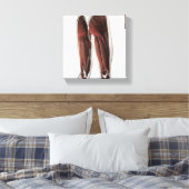 人間の脚の男性の筋肉解剖学2 キャンバスプリント (インサイチュ (寝室))