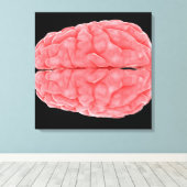 人間の脳の概念像10 キャンバスプリント (インサイチュ (ウッドフロア))