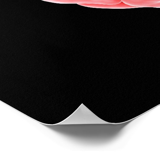 人間の脳の概念像10 ポスター (角)