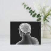 人間の脳の概念像2 ポストカード (スタンド正面)