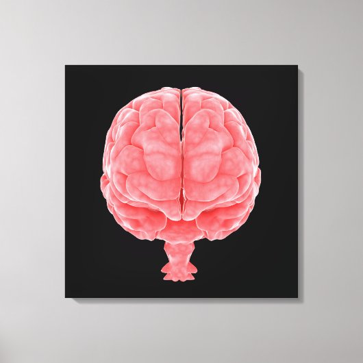 人間の脳の概念像3 キャンバスプリント (正面)