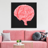 人間の脳の概念像5 キャンバスプリント (インサイチュ (リビング))
