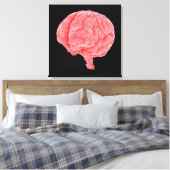 人間の脳の概念像5 キャンバスプリント (インサイチュ (寝室))