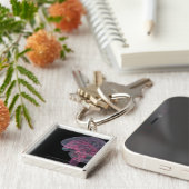 人間の脳の背面図 キーホルダー (側面)