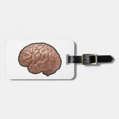 人間の脳の荷物タグ ラゲッジタグ (正面横)