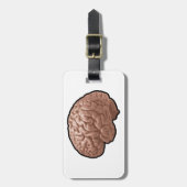 人間の脳の荷物タグ ラゲッジタグ (正面縦)