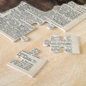 人間の脳の解剖学 ジグソーパズル (側面)