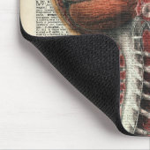 人間の脳の解剖学 マウスパッド (コーナー)