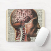 人間の脳の解剖学 マウスパッド (マウス)