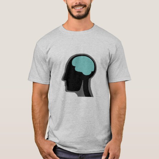 人間の脳のTシャツ Tシャツ (正面)