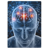 人間の脳 クリップボード (裏面)