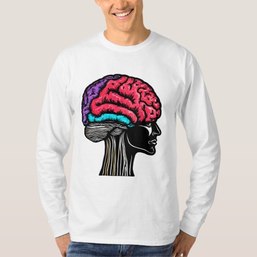 人間の脳 Tシャツ (正面)