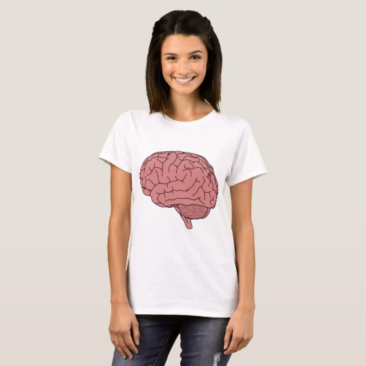 人間の脳 Tシャツ (正面フル)