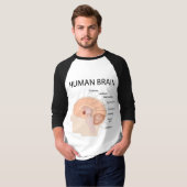 人間の脳 Tシャツ (正面フル)