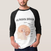 人間の脳 Tシャツ (正面)