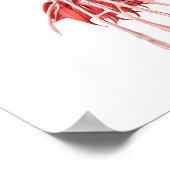 人間の腕筋の医学的イラストレーション ポスター (角)